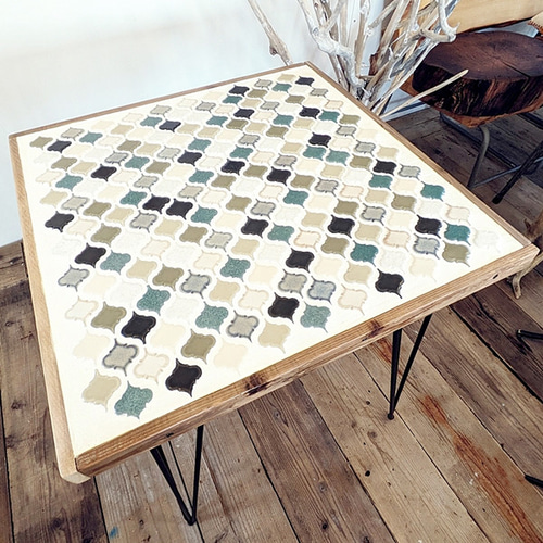 アンティークタイル カフェテーブル ※受注生産品 ダイニングテーブル