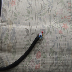 ７４４３　色大島紬の着物で作った和風財布・ポーチ#送料無量 10枚目の画像