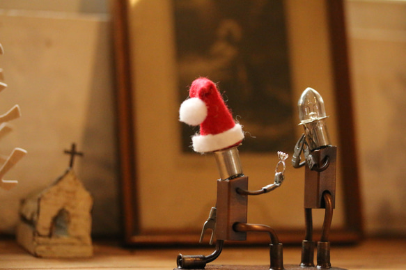 ランプマン用サンタ帽子とポストカードセット 6枚目の画像