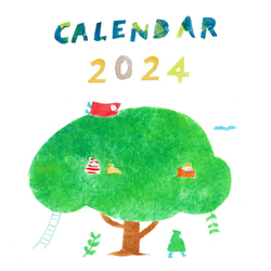 sale/ハガキサイズカレンダー/2024 2枚目の画像