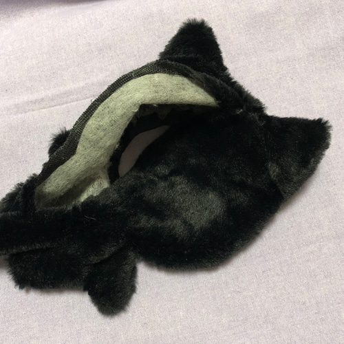 黒猫｜ぬいぐるみ服｜16-17cm用｜着ぐるみ｜ハンドメイド｜あん