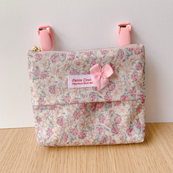 ☆フリルハートキルトバッグ＊リバティ・ベッツィ☆ミッドナイト