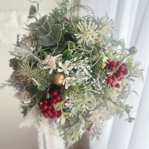 再販×2】クリスマスハンギングボール 直径15cm フライングボール