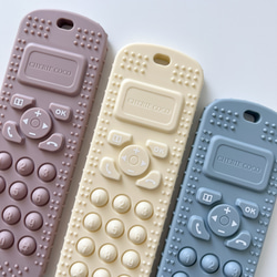 phone silicon teether 丸洗いOK シリコン歯固め プッシュポップ 1歳プレゼント 3枚目の画像