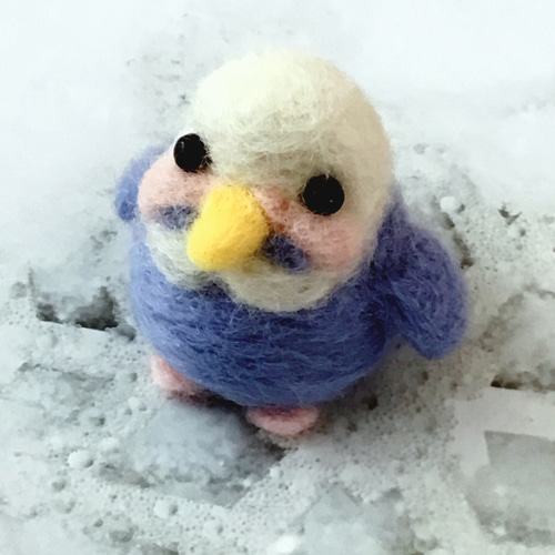 羊毛フェルト☆鳥の置物 羊毛フェルト ハナフイハンドメイド 通販 