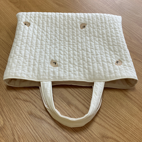 韓国ヌビ レッスンバッグ ♡ 希少！ワンコ柄 刺繍 ヌビバッグ