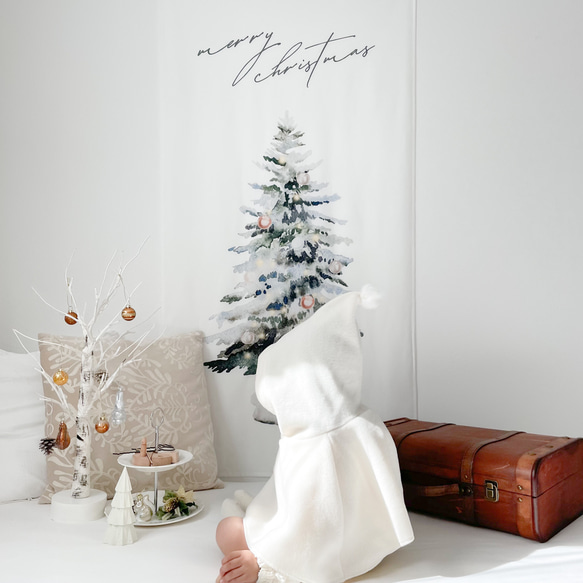 T031 【 Christmas Tree Tapestry Type-D Big 】 クリスマスタペストリー 5枚目の画像