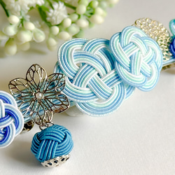 No.139 水引バレッタ ハンドメイド 髪飾り No.139 水引バレッタ ハンドメイド 髪飾り
