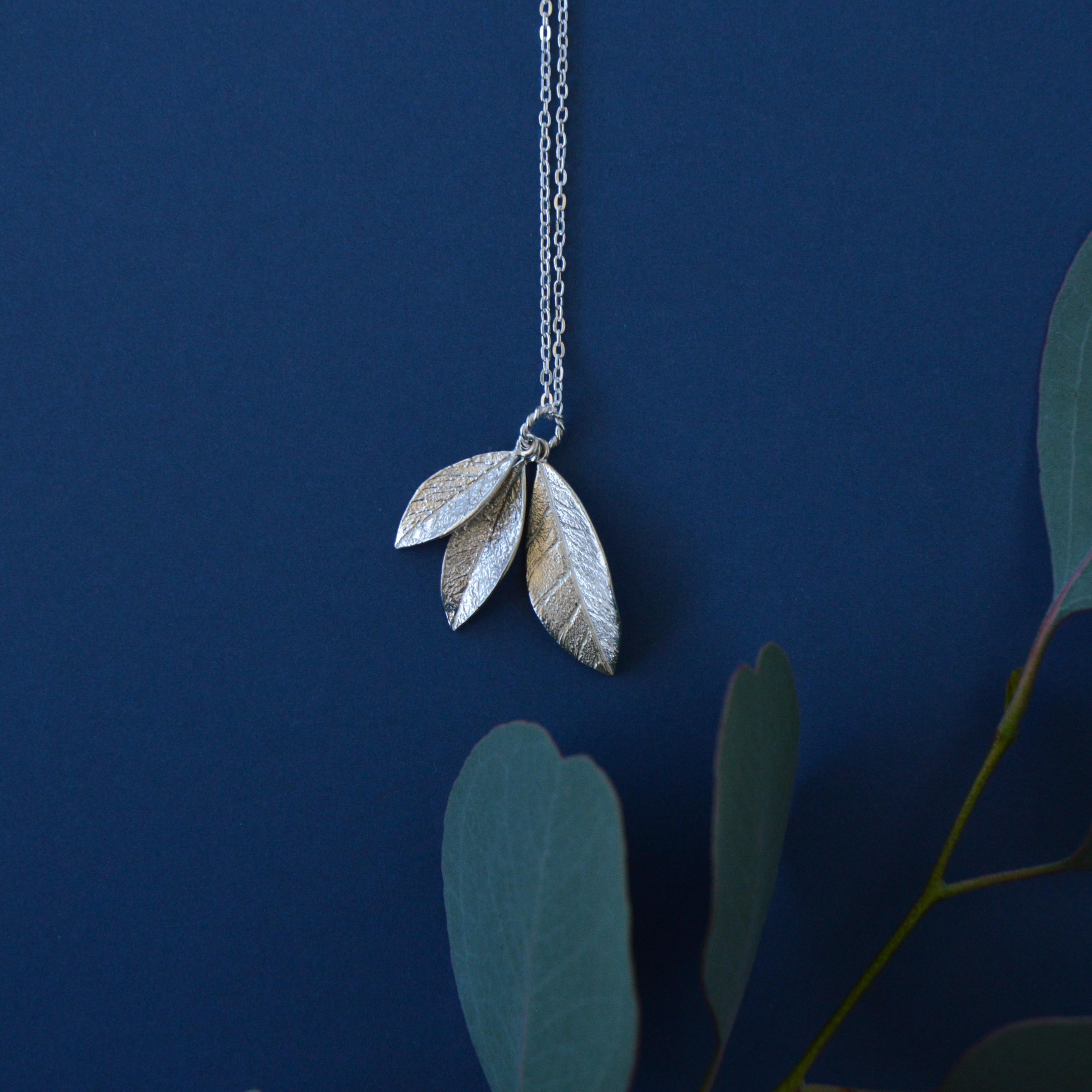 みかんの葉のネックレス