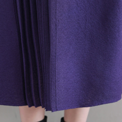 【新作】秋冬ニットワンピース　Ｍ--３XL  通勤 全4色　ミドル丈のファースカート 17枚目の画像