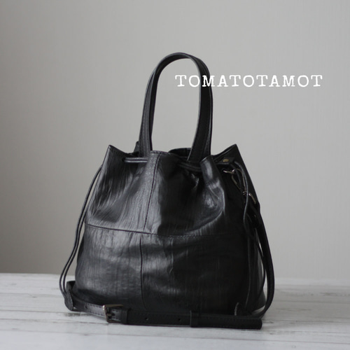 LURAKU ショルダーバッグ 「LURAKU」Synthetic Leather