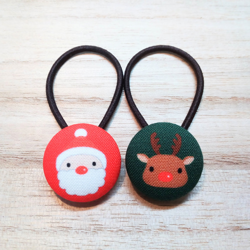 ♢2点セット♢＊キッズ＊クリスマス✧︎*。〈サンタ＆トナカイ〉の  