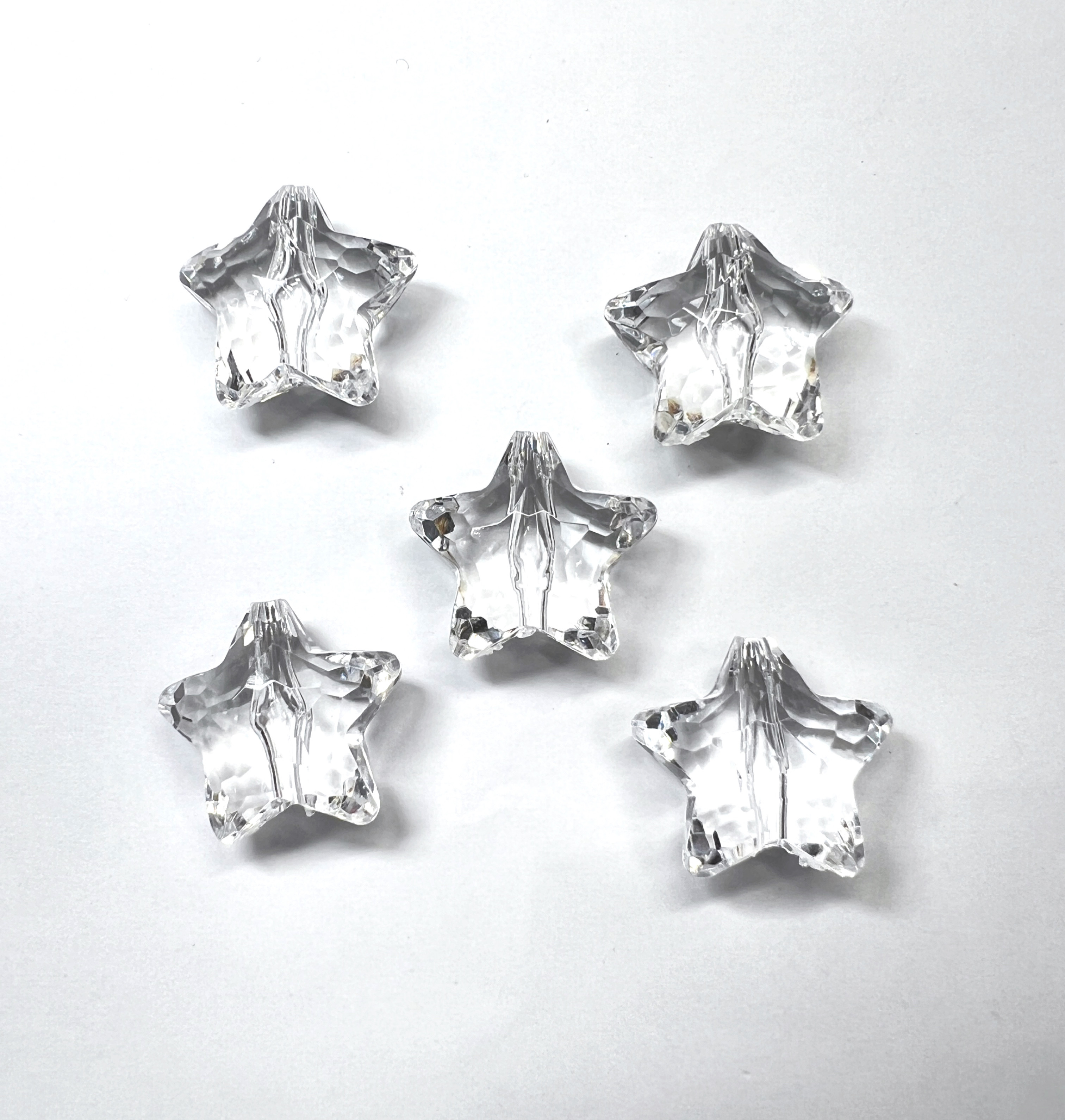 ピンクペイズリー背景アクリル表札＊透明4辺45度斜めカット