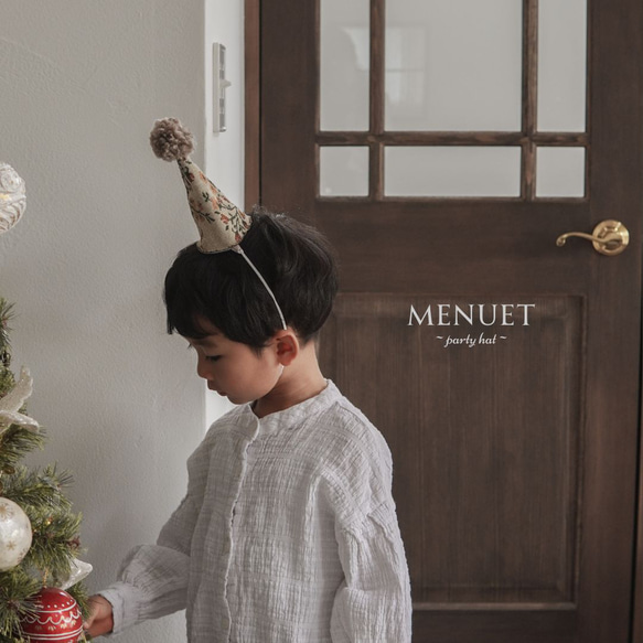 ✽New✽【即納】 party hat  menuet  クリスマス  パーティハット   ヘッドアクセサリー　誕生日　 4枚目の画像