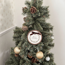 ✽Christmas✽ embroidery plate　 クリスマス　クリスマスグッズ　オーナメント　 6枚目の画像