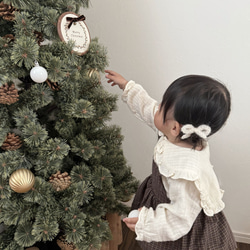 ✽Christmas✽ embroidery plate　 クリスマス　クリスマスグッズ　オーナメント　 5枚目の画像