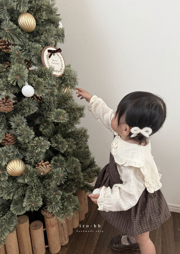 ✽Christmas✽ embroidery plate　 クリスマス　クリスマスグッズ　オーナメント　 5枚目の画像