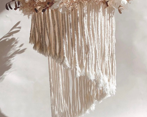 フライングリース 即日☆NatureDesigns/フライングリーススタンド 40416 ホワイト - 花材