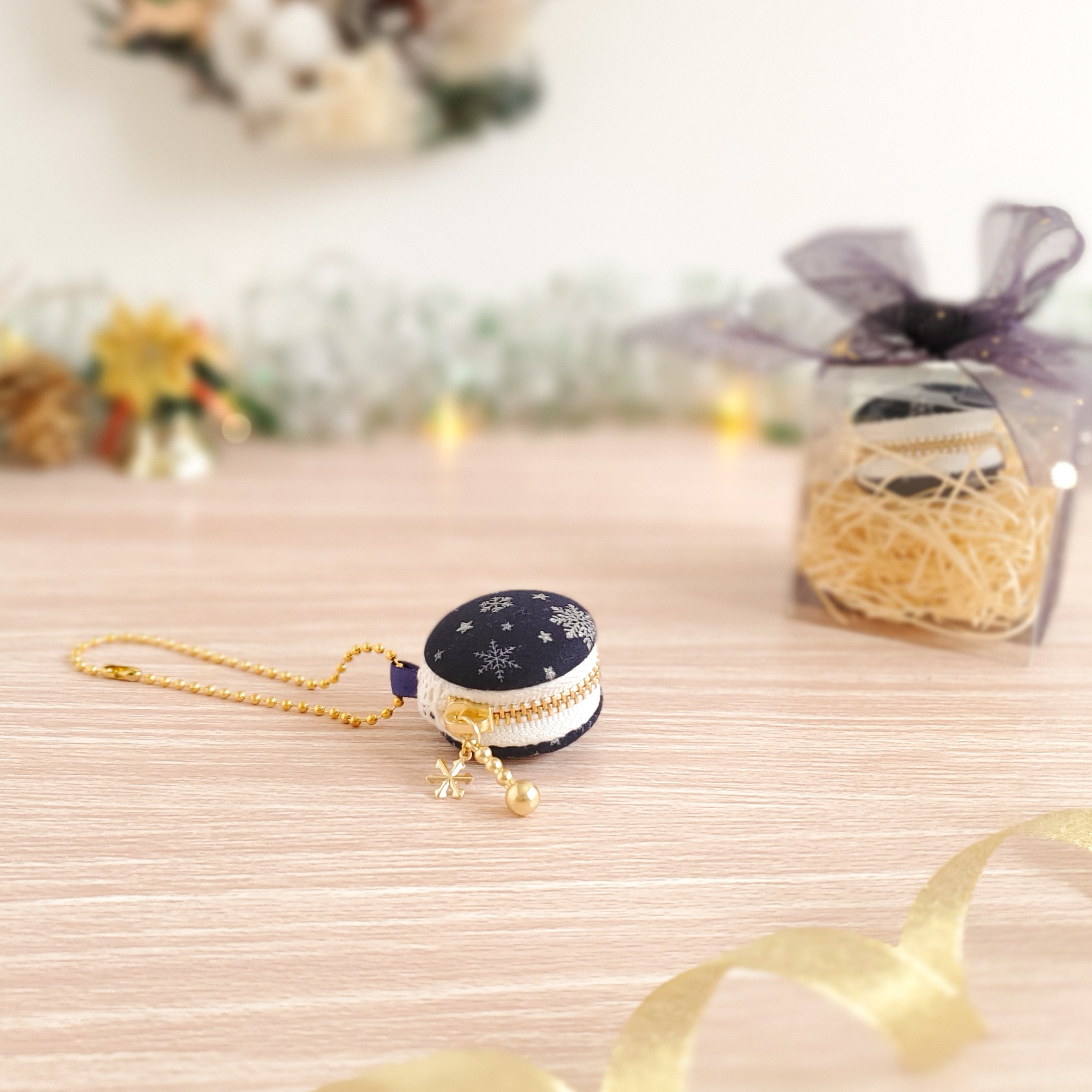 ゆき マカロンポーチ ゆき マカロンポーチ