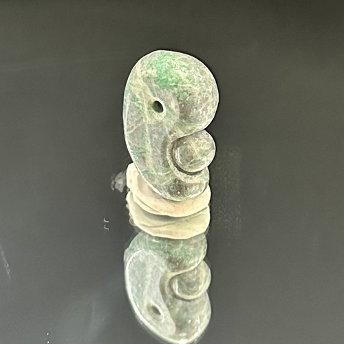 再販 丹精御守勾玉 糸魚川キツネ石 ネックレス・ペンダント ケンちゃん