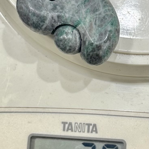 再販 丹精御守勾玉 糸魚川キツネ石 ネックレス・ペンダント ケンちゃん