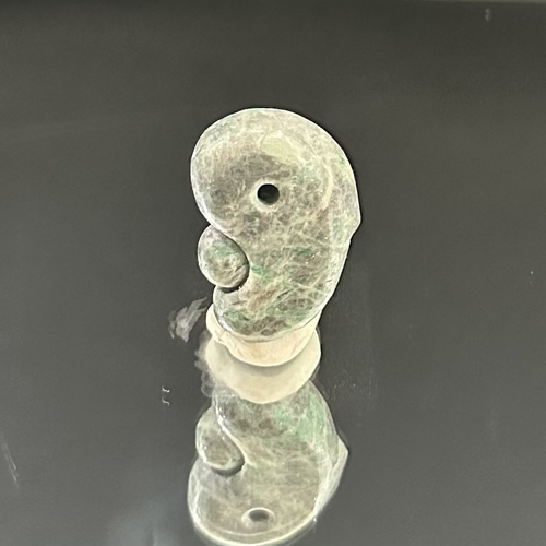 再販 丹精御守勾玉 糸魚川キツネ石 ネックレス・ペンダント ケンちゃん