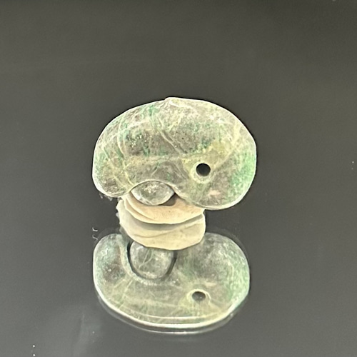 再販 丹精御守勾玉 糸魚川キツネ石 ネックレス・ペンダント ケンちゃん