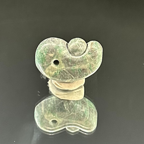 再販 丹精御守勾玉 糸魚川キツネ石 ネックレス・ペンダント ケンちゃん