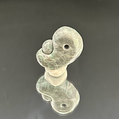 再販 丹精御守勾玉 糸魚川キツネ石 ネックレス・ペンダント ケンちゃん