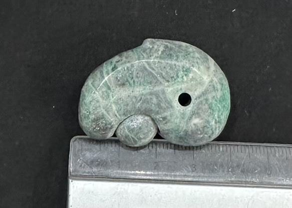 再販 丹精御守勾玉 糸魚川キツネ石 ネックレス・ペンダント ケン