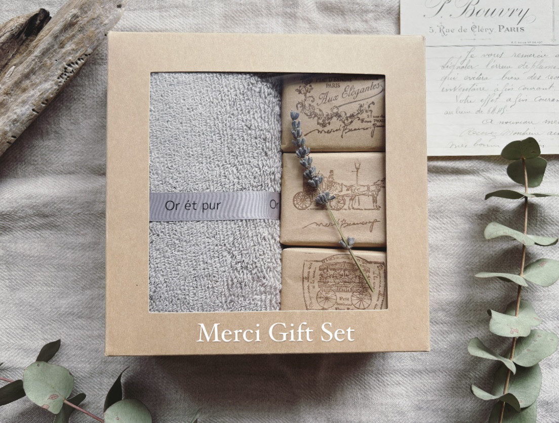 【送料&ラッピング無料】Merci Gift Set メルシーギフトセット　引き出物　誕生日祝い　出産祝い