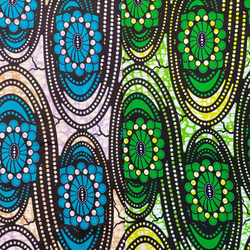 ハギレセット＊2枚組  生地  アフリカ布 アフリカン 小物作り ハンドメイド 手作り 手芸用品 布 2枚目の画像