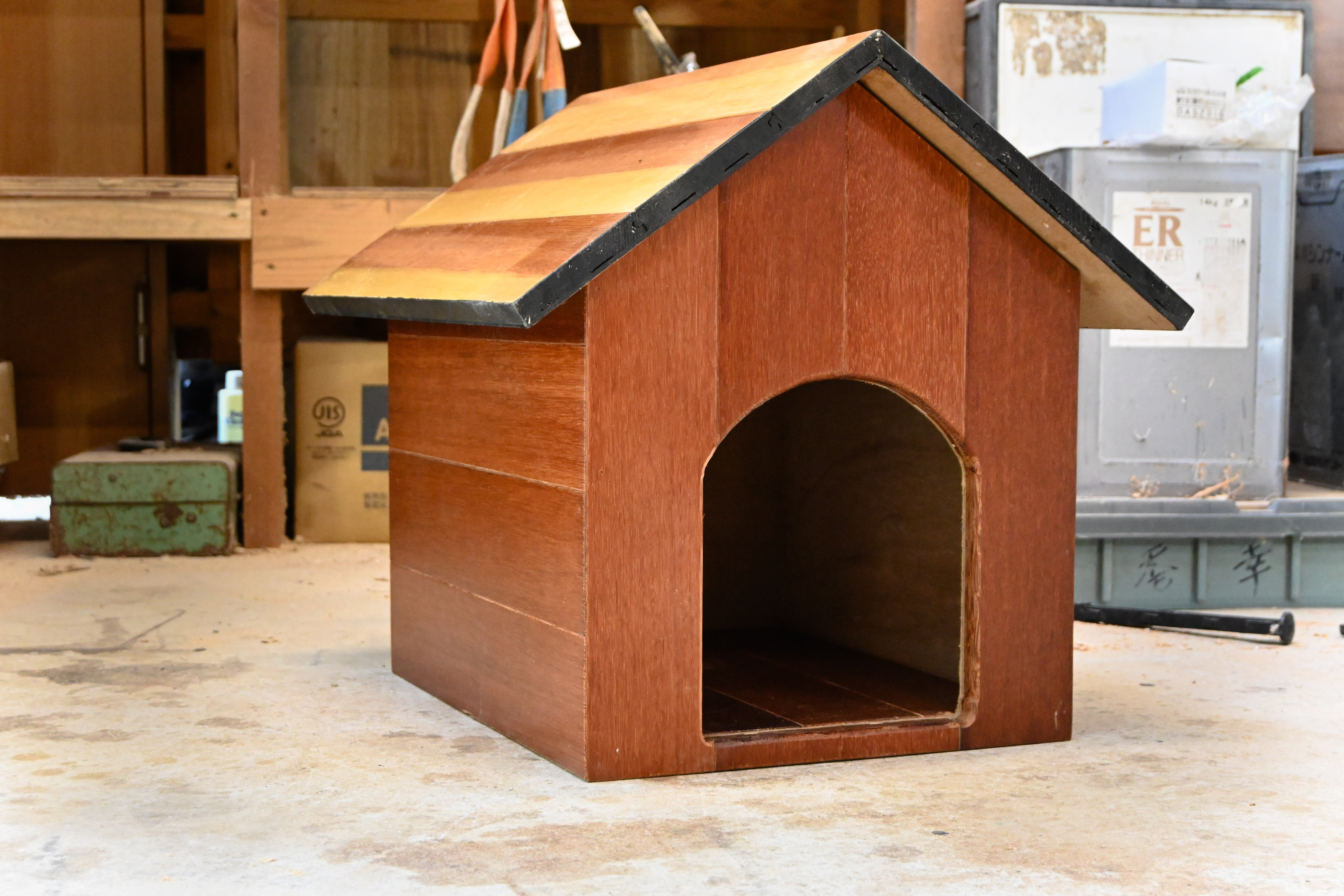 犬小屋　手作り　ヒノキ使用　愛犬が一度も入りません　上部フタ取り外し可　埼玉引取 Amazon.co.jp: 犬小屋 屋外犬小屋、木造屋内外犬小屋、取り外し
