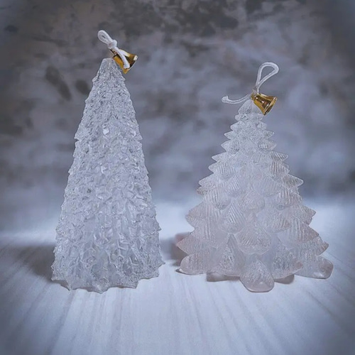 Fir Crystal Tree Candle もみの木 クリスマスツリー ジェルキャンドル