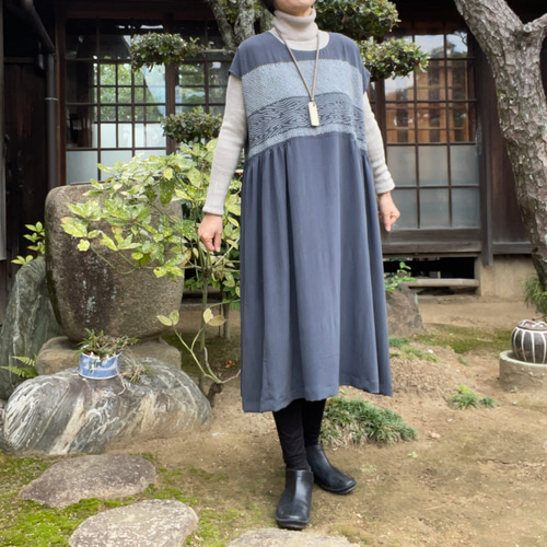 きむきむ兵児帯と総絞り絹リメイクワンピースです。 きむきむ様専用兵児帯と総絞り絹リメイクワンピースです