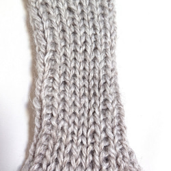 靴下　ウール100％手編みなのに安価 大人用Ｋ651 3枚目の画像