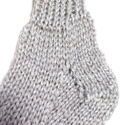 靴下　ウール100％手編みなのに安価 大人用Ｋ651 5枚目の画像