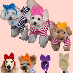 ☻ ちょっこりさん用　犬耳ボンネット帽子 ぽぽたん🌼 ⁡ ボンネット帽子👒 ⁡ あらまー😍 ひらひらレースが
