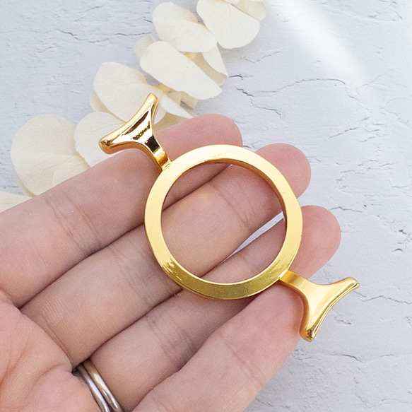 ＊1個＊ シーリングスタンプ スタンプガイド ワックス用金型 25mm以下ヘッド用 亜鉛合金 sw41 4枚目の画像