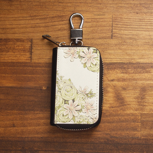 Hanayukiオリジナル スマートキーケース】イングリッシュローズ