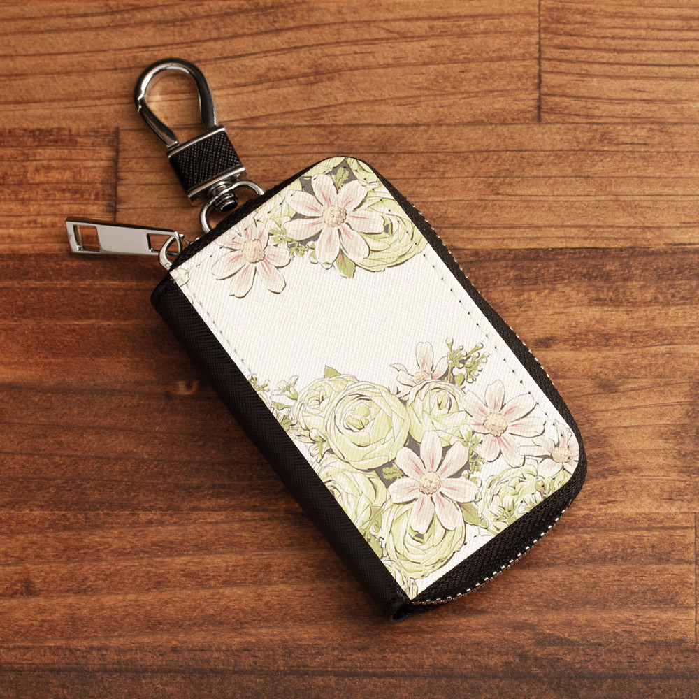 HIRAMEKI. 花柄ケース グリーン グリーン 花柄ケース HIRAMEKI.