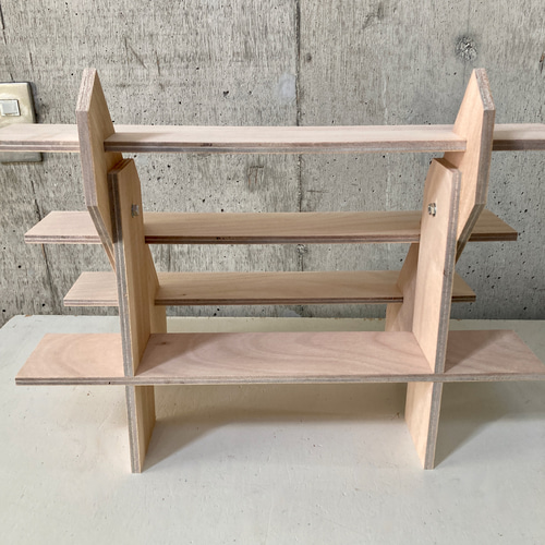 什器 ひな壇3段/50幅/普通合板〈上質材〉 組立式 イベント什器
