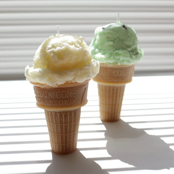 アイスクリームキャンドル 2枚目の画像