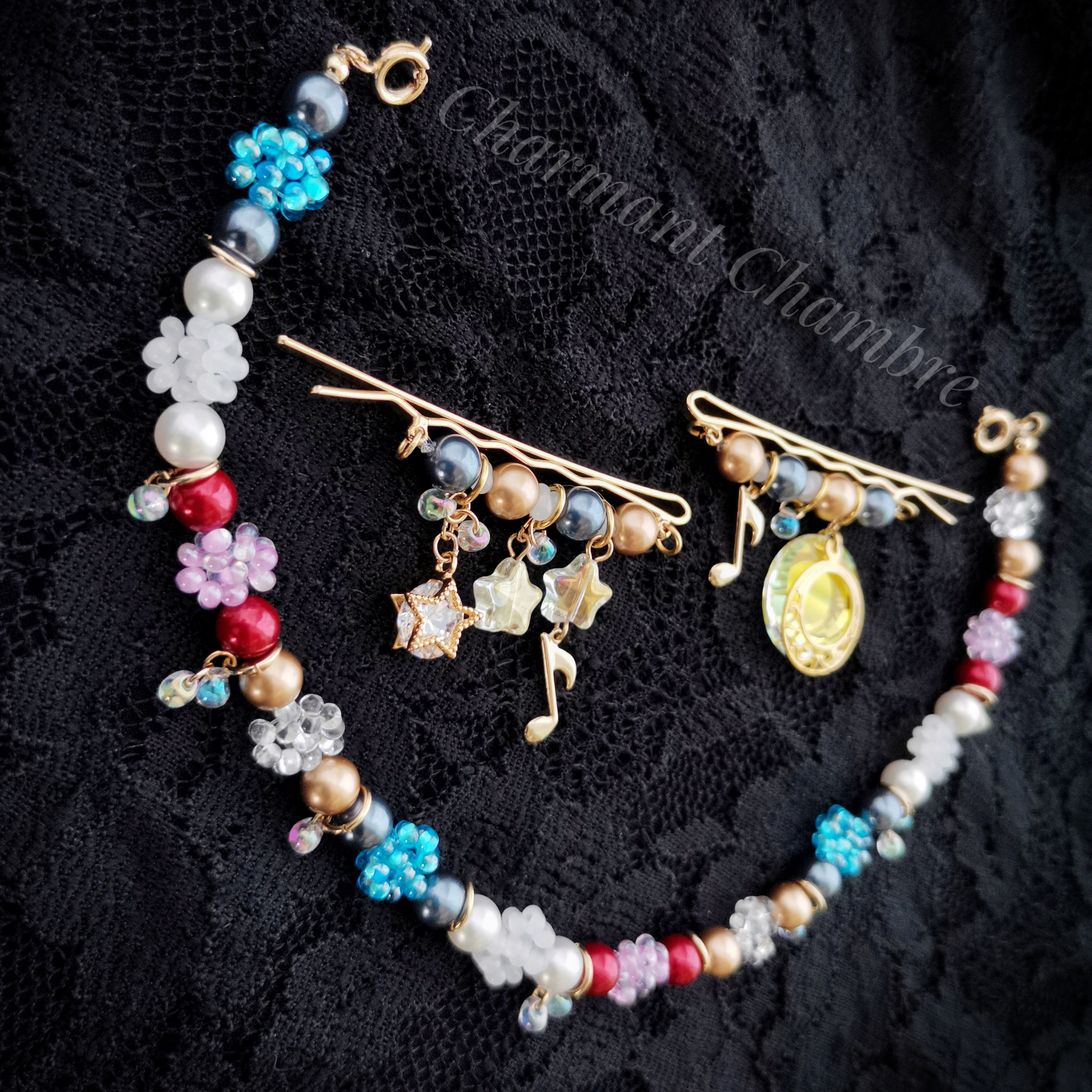 ♡ cielbleuさま ♡     2way クリップイヤリング ♡ cielbleuさま ♡ 2way クリップイヤリング（☪星月の揺籃歌