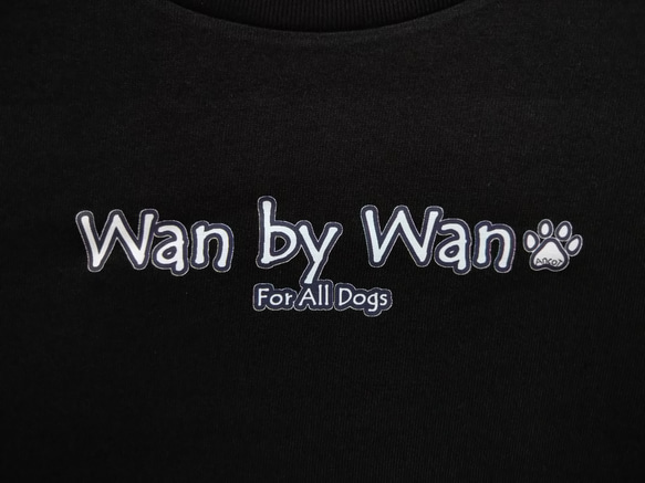 【チャリティー Tシャツ】(長袖)：【Wan by Wan】For All Dogs 1枚目の画像