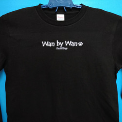 【チャリティー Tシャツ】(長袖)：【Wan by Wan】For All Dogs 3枚目の画像