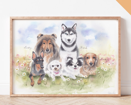 画家志望の青年が描いた　犬の水彩画 Eng sub ] How to paint a Dog | Watercolor Tips Basics of