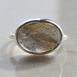 Labradorite　Bezel Setting Ring  ラブラドライト　リング 2枚目の画像