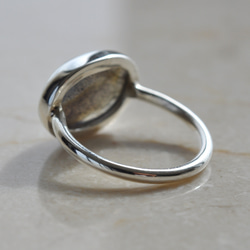 Labradorite　Bezel Setting Ring  ラブラドライト　リング 4枚目の画像