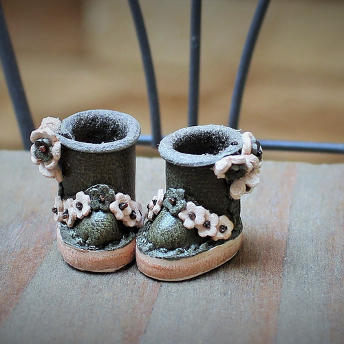 ブライス 靴 作家 ブライス 靴 MIRI GLAM 黒 箱付き 作家 ブライス 靴